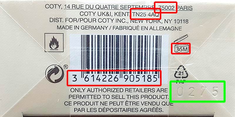 How To Find The Batch Code Check The Date Of Manufacture Of Perfumes 